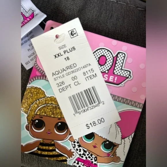 LOL Surprise Dress Tulle Girls Size XXL Plus (18) Red White and Blue Fourth - Picture 7 of 7